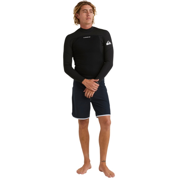 2026 Quiksilver Da Uomo Prologue 1mm Giacca Da Muta A Manica Lunga EQYW803063 - Black